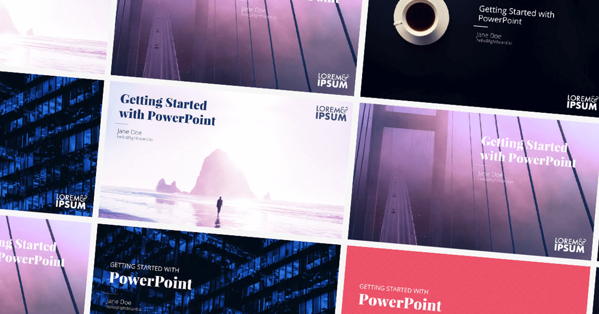 powerpoint cover page template